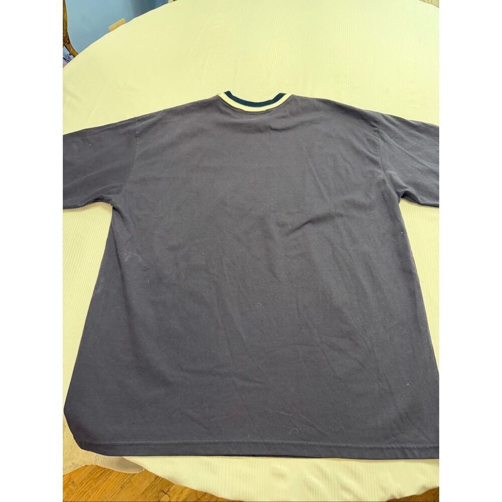 Nike Vintage Navy Blue Swoosh Short Sleeve T-Shirt Size XL - Picture 10 of 10